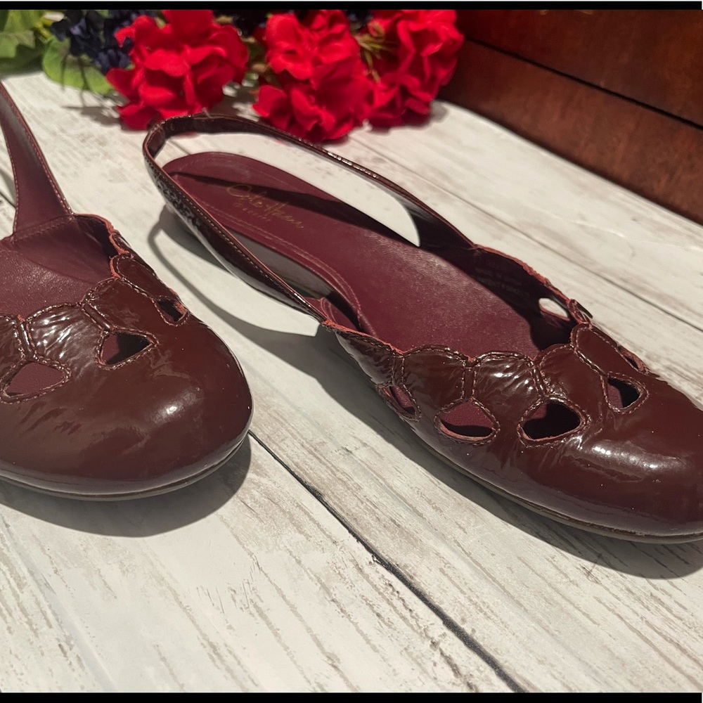 Cole Haan patten flats.